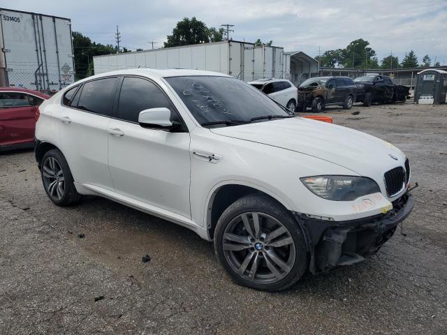 5YMGZ0C59CLK14667 - 2012 BMW X6 M WHITE photo 4