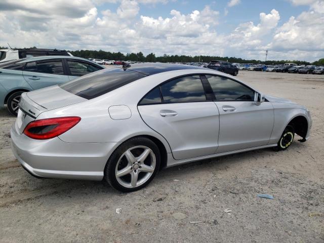 WDDLJ9BB2EA124727 - 2014 MERCEDES-BENZ CLS 550 4MATIC SILVER photo 3