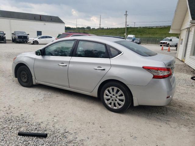 3N1AB7AP6EL671513 - 2014 NISSAN SENTRA S SILVER photo 2