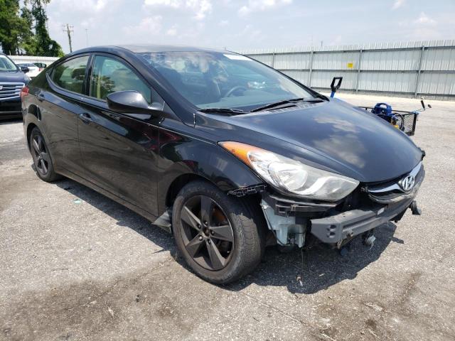 5NPDH4AE4DH305957 - 2013 HYUNDAI ELANTRA GLS BLACK photo 4