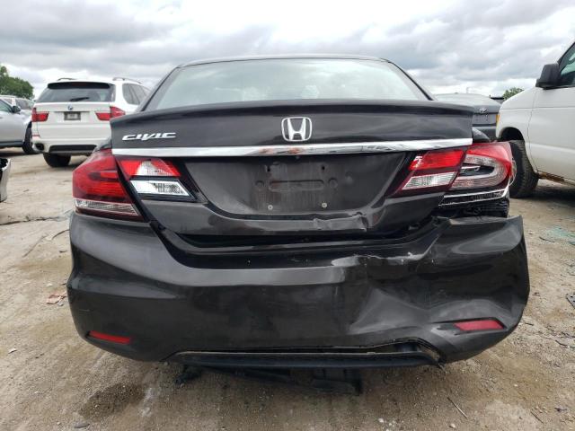 19XFB2F51DE020290 - 2013 HONDA CIVIC LX BLACK photo 6