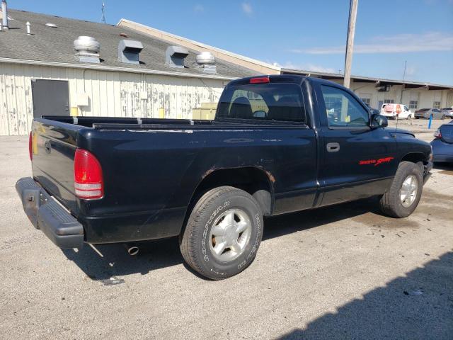 1B7FL26X9WS765111 - 1998 DODGE DAKOTA BLACK photo 3