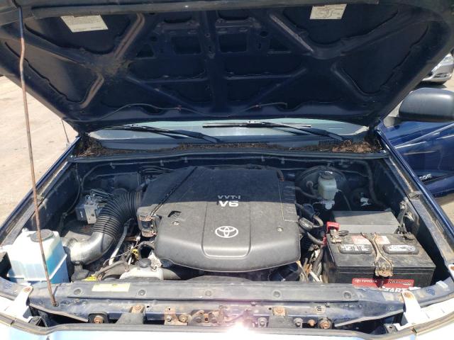 5TEUU42N97Z442842 - 2007 TOYOTA TACOMA ACCESS CAB ლურჯი ფოტო 11