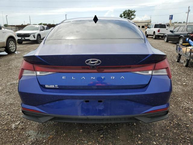 5NPLS4AG4MH024627 - 2021 HYUNDAI ELANTRA SEL BLUE photo 6