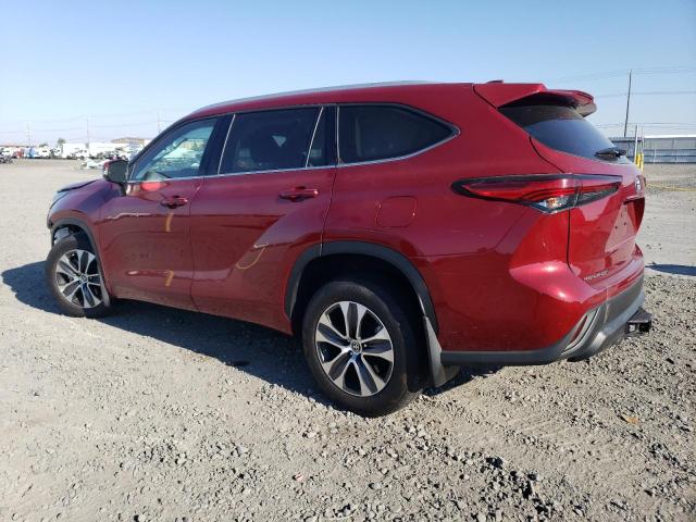 5TDGZRBH5NS585240 - 2022 TOYOTA HIGHLANDER XLE Qırmızı foto 2