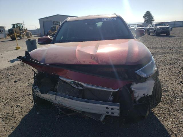 5TDGZRBH5NS585240 - 2022 TOYOTA HIGHLANDER XLE Qırmızı foto 5