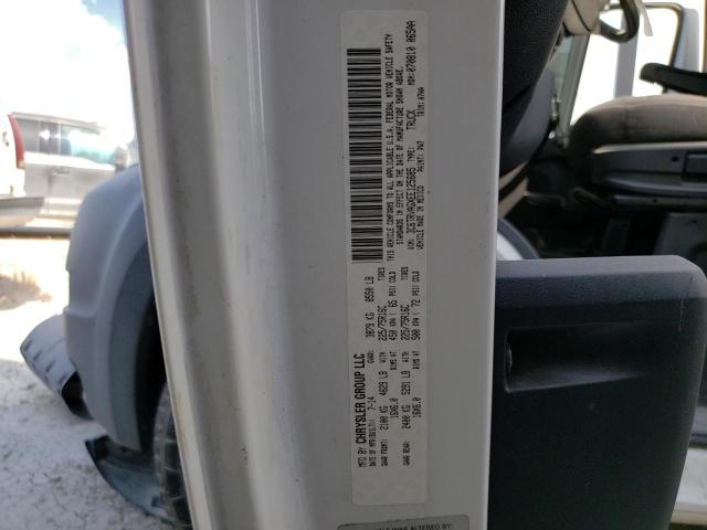 3C6TRVAGXEE125685 - 2014 RAM PROMASTER 1500 STANDARD WHITE photo 12