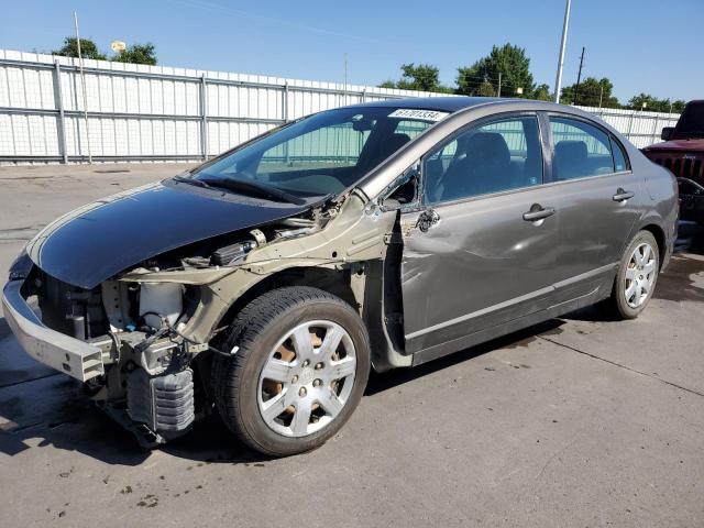 2HGFA16526H503180 - 2006 HONDA CIVIC LX GRAY photo 1