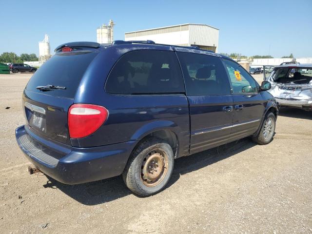 2C8GP64LX4R585102 - 2004 CHRYSLER TOWN & COU LIMITED BLUE photo 3