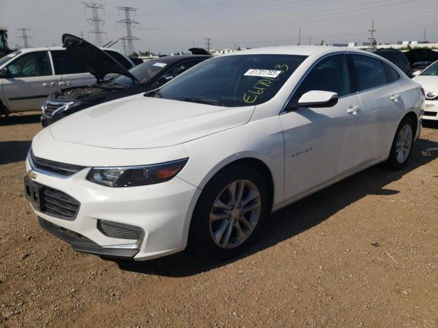 1G1ZE5ST9GF243349 - 2016 CHEVROLET MALIBU LT WHITE photo 1