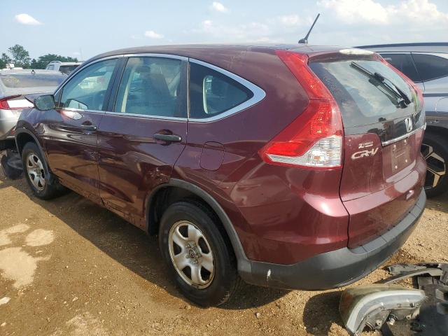 5J6RM4H34EL036162 - 2014 HONDA CR-V LX BURGUNDY photo 2