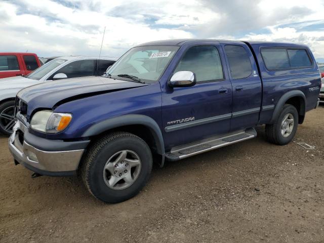 5TBBT44102S257274 - 2002 TOYOTA TUNDRA ACCESS CAB Կապույտ լուսանկար 1
