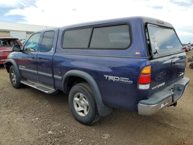 5TBBT44102S257274 - 2002 TOYOTA TUNDRA ACCESS CAB Կապույտ լուսանկար 2