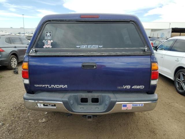 5TBBT44102S257274 - 2002 TOYOTA TUNDRA ACCESS CAB BLUE photo 6