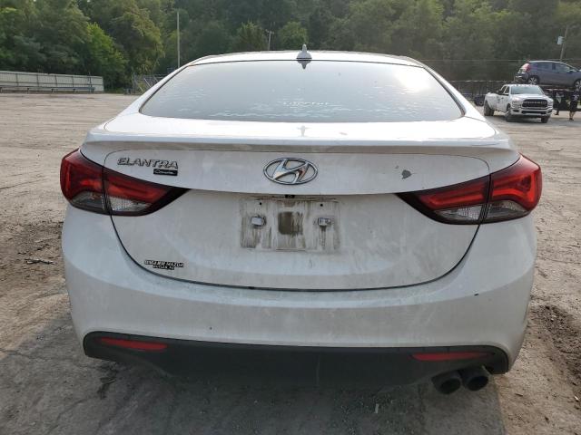 KMHDH6AH7EU028133 - 2014 HYUNDAI ELANTRA CO GS WHITE photo 6