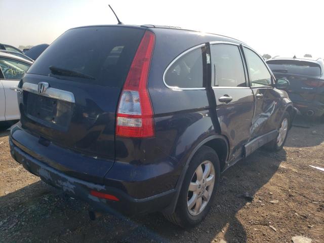 JHLRE48548C040711 - 2008 HONDA CR-V EX BLUE photo 3