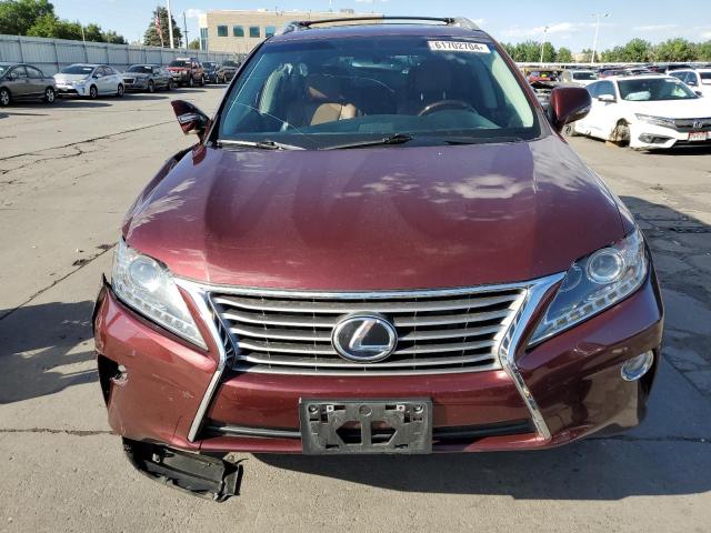 2T2BK1BA8FC270117 - 2015 LEXUS RX 350 BASE BURGUNDY photo 5