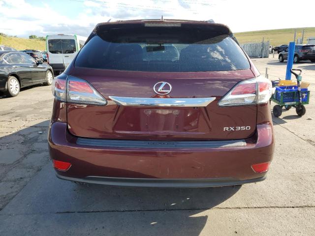 2T2BK1BA8FC270117 - 2015 LEXUS RX 350 BASE BURGUNDY photo 6