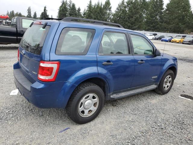 1FMCU92Z88KD66625 - 2008 FORD ESCAPE XLS BLUE photo 3