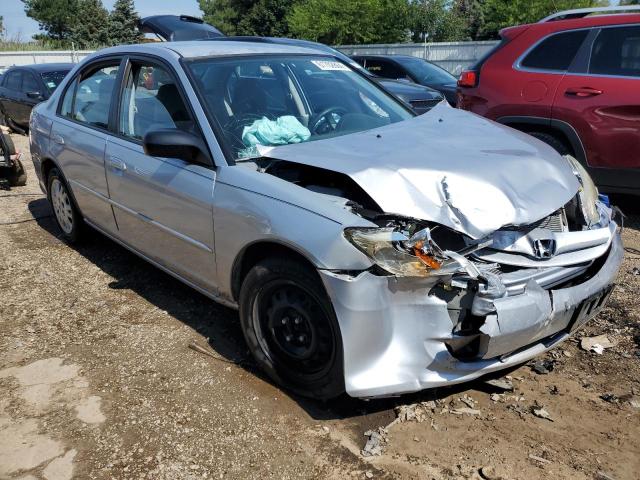 2HGES16535H504068 - 2005 HONDA CIVIC LX SILVER photo 4