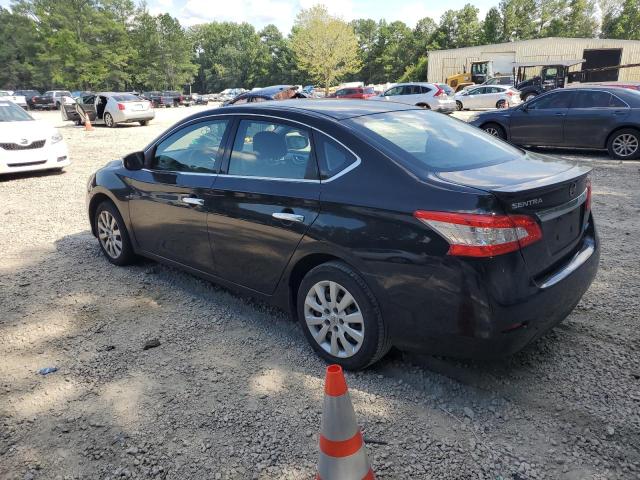 3N1AB7AP3EY333425 - 2014 NISSAN SENTRA S BLACK photo 2