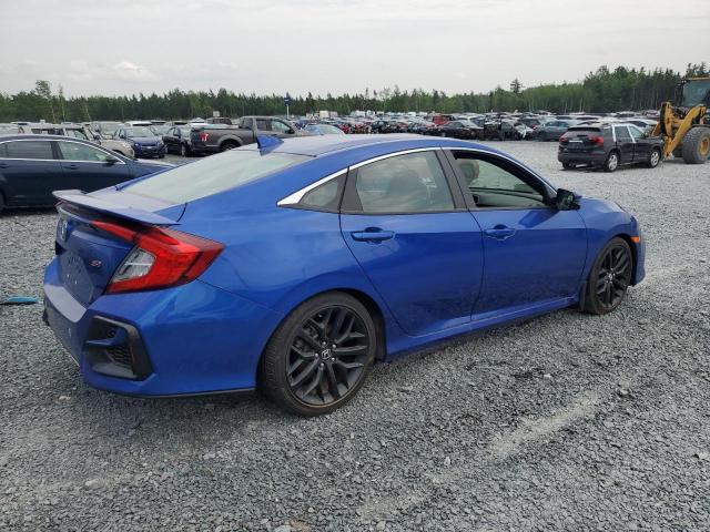 2HGFC1E52LH201010 - 2020 HONDA CIVIC SI BLUE photo 3