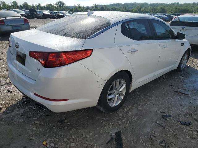 KNAGM4A74D5442114 - 2013 KIA OPTIMA LX WHITE photo 3