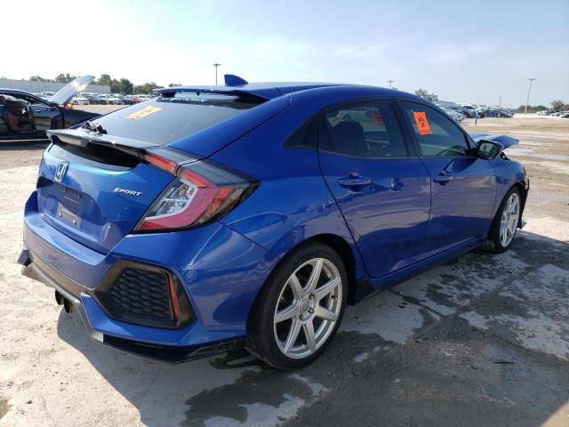 SHHFK7H47HU227329 - 2017 HONDA CIVIC SPORT ლურჯი ფოტო 3