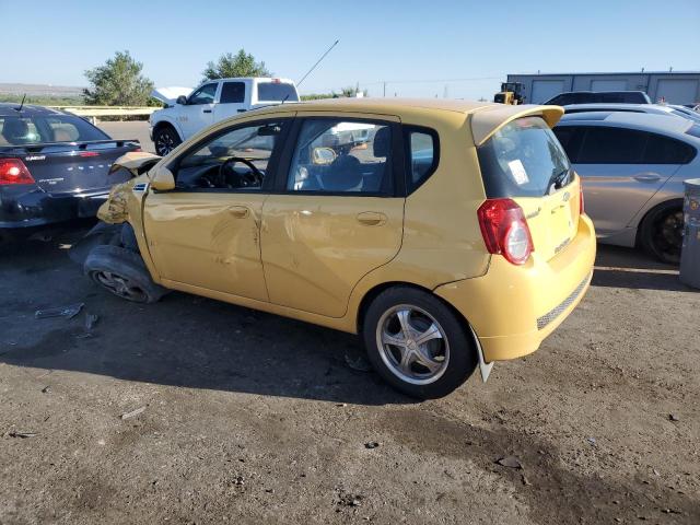 KL1TG66E79B320729 - 2009 CHEVROLET AVEO LT YELLOW photo 2