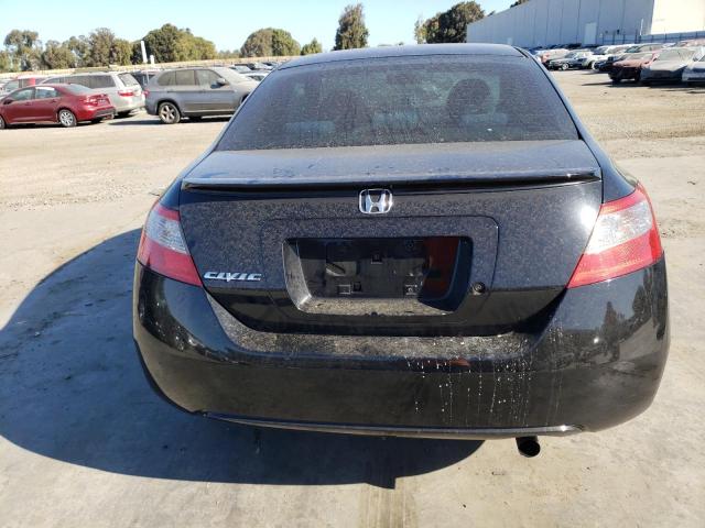 2HGFG1B66AH506217 - 2010 HONDA CIVIC LX BLACK photo 6