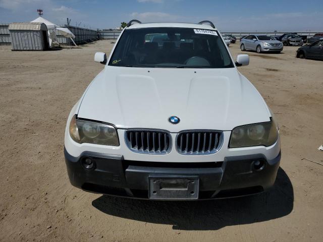 WBXPA93404WA63865 - 2004 BMW X3 3.0I WHITE photo 5