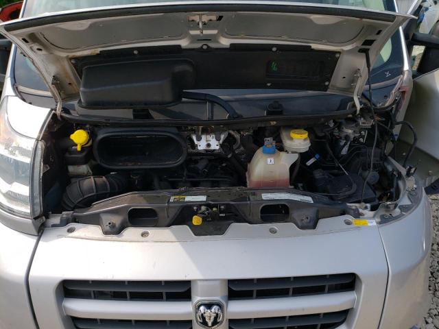 3C6URVJG6GE104713 - 2016 RAM PROMASTER 3500 HIGH ვერცხლისფერი ფოტო 7