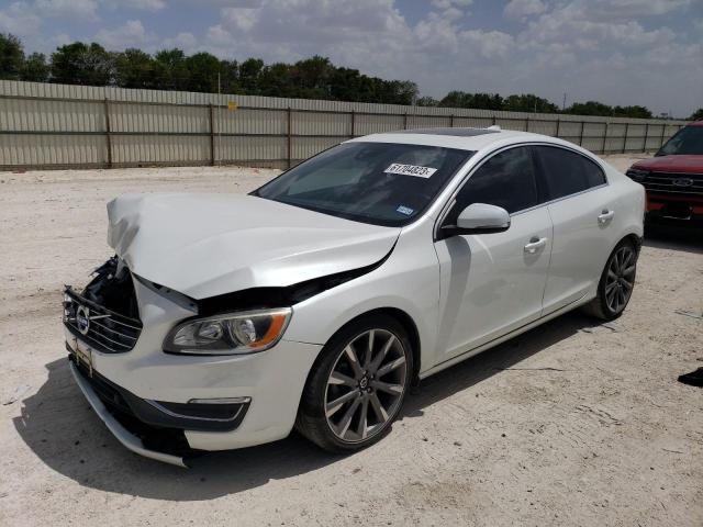 YV140MFK6F1346794 - 2015 VOLVO S60 PREMIER WHITE photo 1