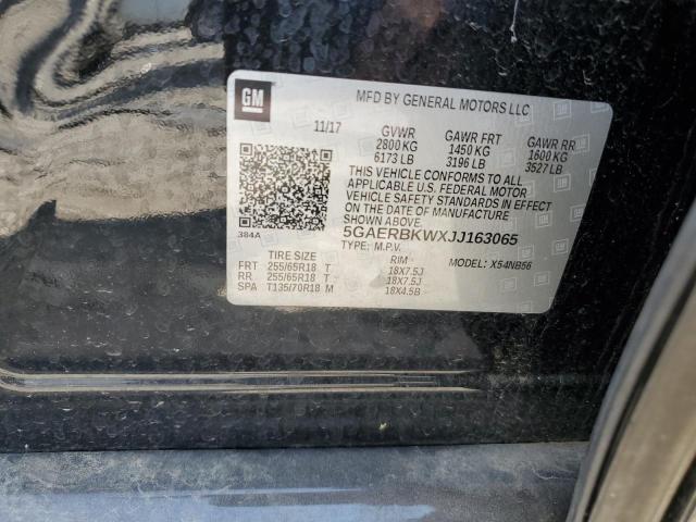 5GAERBKWXJJ163065 - 2018 BUICK ENCLAVE ESSENCE 黑色 照片 13