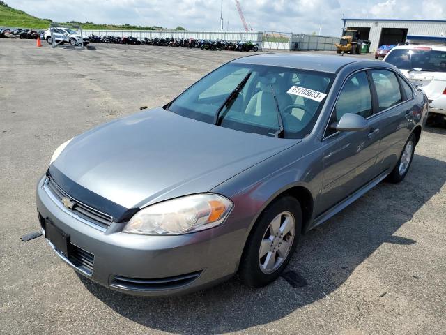 2G1WT57K391138633 - 2009 CHEVROLET IMPALA 1LT GRAY photo 1