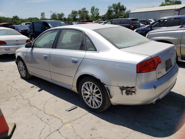 WAUAF78E58A150507 - 2008 AUDI A4 2.0T SILVER photo 2