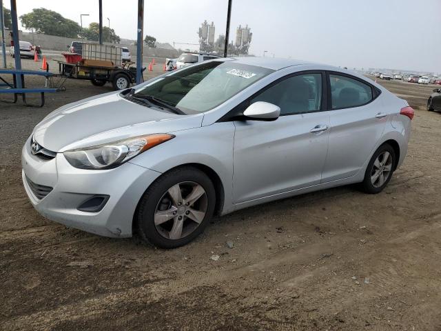 5NPDH4AE8DH384811 - 2013 HYUNDAI ELANTRA GLS SILVER photo 1