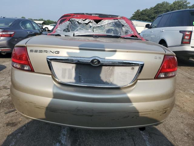 1C3EL45X06N204517 - 2006 CHRYSLER SEBRING BEIGE photo 6