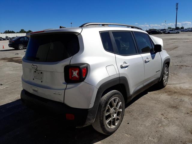 ZACNJABB1KPK91125 - 2019 JEEP RENEGADE LATITUDE SILVER photo 4