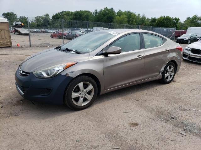 5NPDH4AE7CH131753 - 2012 HYUNDAI ELANTRA GLS TAN photo 1