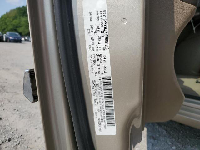 2C4RC1BG1DR681182 - 2013 CHRYSLER TOWN & COU TOURING Bej foto 14