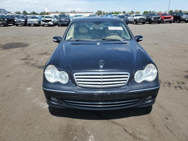 WDBRF84J65F647528 - 2005 MERCEDES-BENZ C 320 4MATIC BLACK photo 5