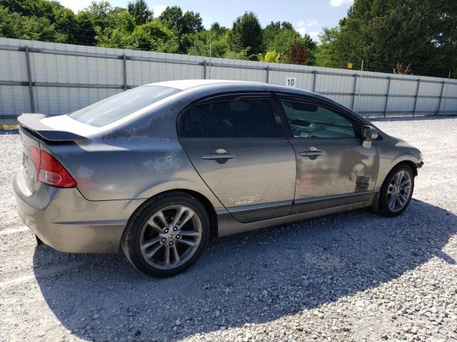 2HGFA55598H708667 - 2008 HONDA CIVIC SI GRAY photo 3