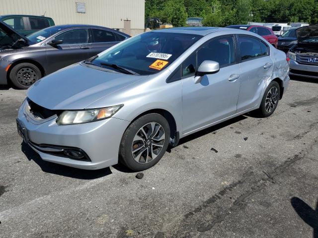 2HGFB2F9XDH547348 - 2013 HONDA CIVIC EXL SILVER photo 1