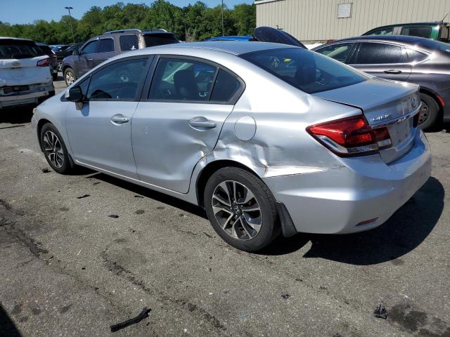 2HGFB2F9XDH547348 - 2013 HONDA CIVIC EXL SILVER photo 2