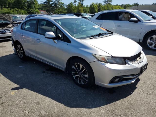 2HGFB2F9XDH547348 - 2013 HONDA CIVIC EXL SILVER photo 4