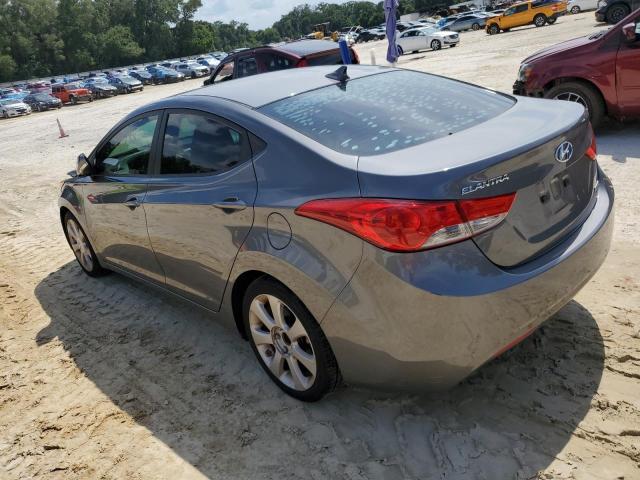 5NPDH4AE5DH437707 - 2013 HYUNDAI ELANTRA GLS GRAY photo 2