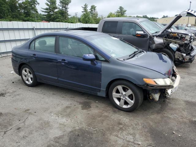 1HGFA16898L091551 - 2008 HONDA CIVIC EX BLUE photo 4