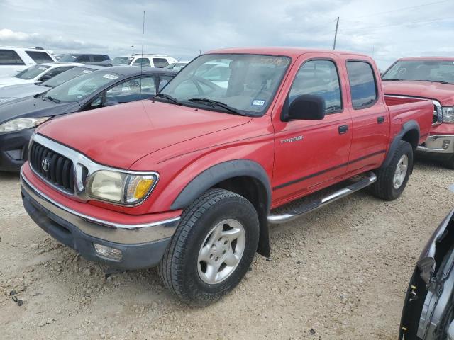 5TEGN92N12Z086533 - 2002 TOYOTA TACOMA DOUBLE CAB PRERUNNER RED photo 1