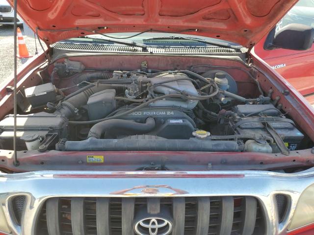 5TEGN92N12Z086533 - 2002 TOYOTA TACOMA DOUBLE CAB PRERUNNER RED photo 11